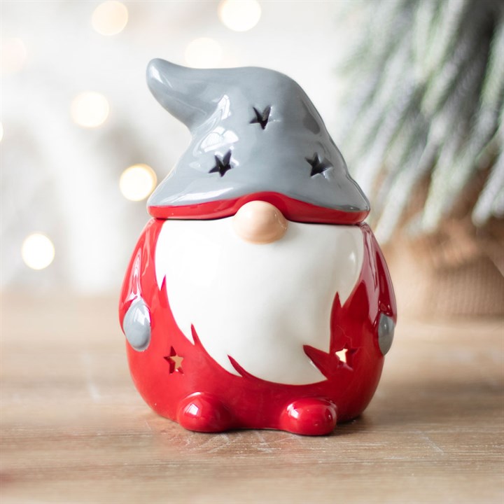 Red and Grey Gonk Oil & Wax Burner