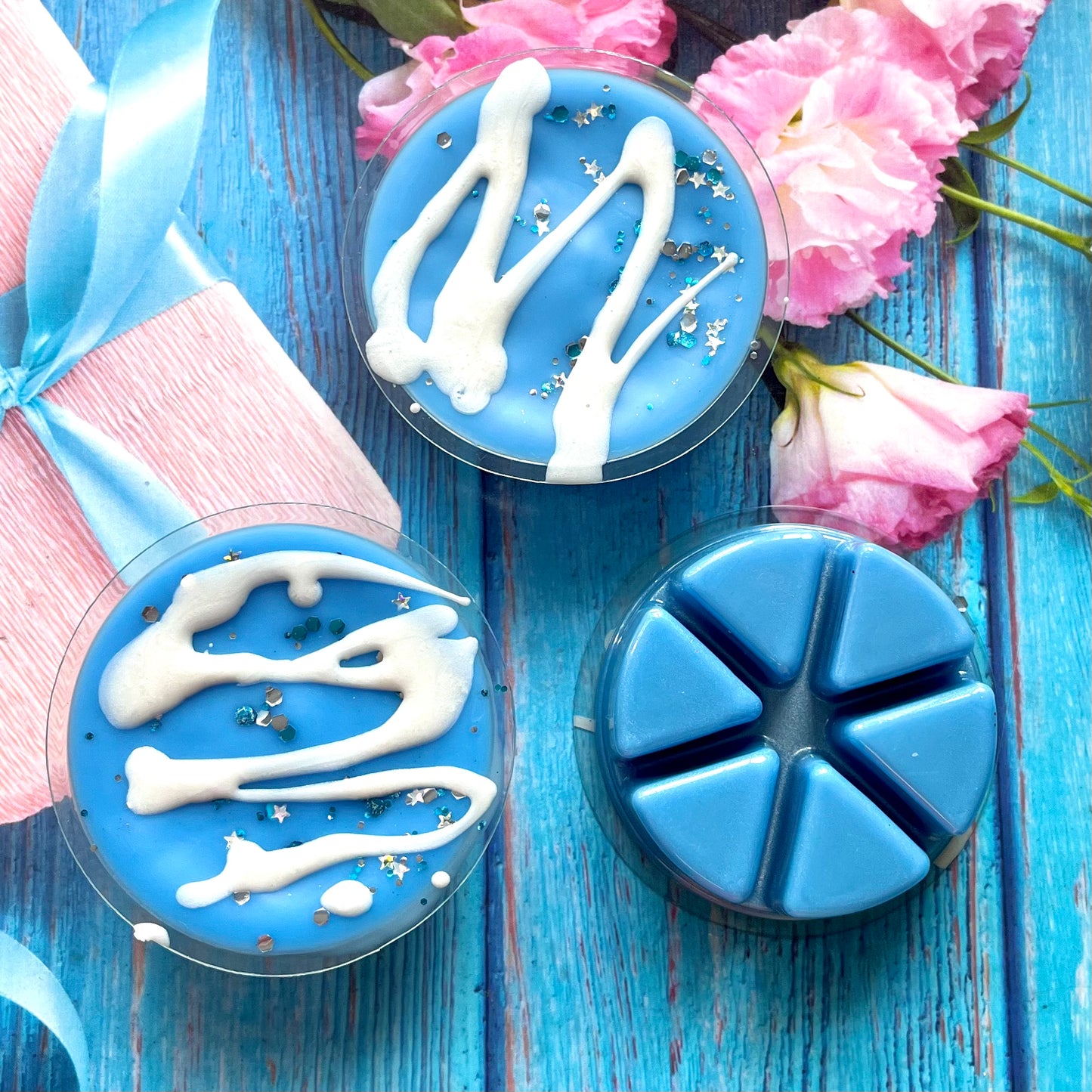 Blueberry Muffin Round Segment Wax Melt Snap Bar