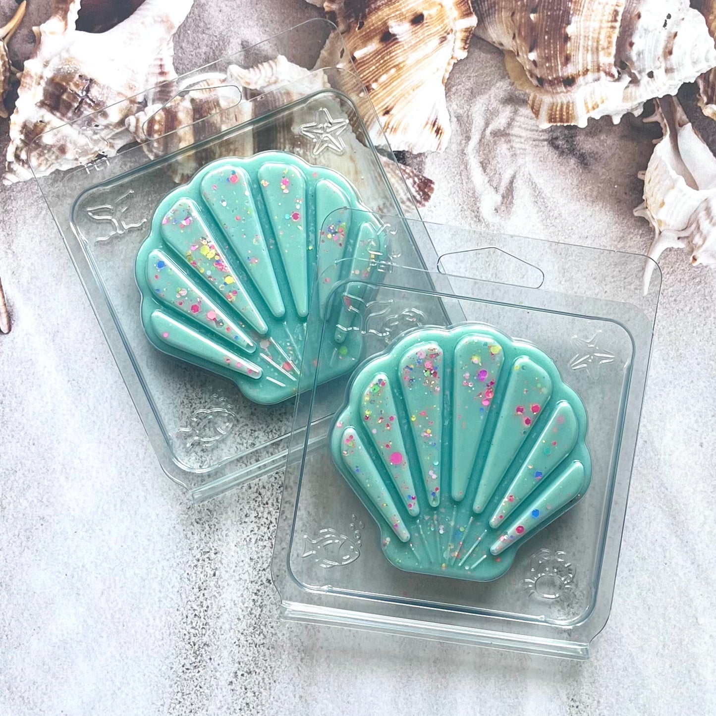 On The Palm ~ Dubai Wax Melt Shell Shaped Clamshell