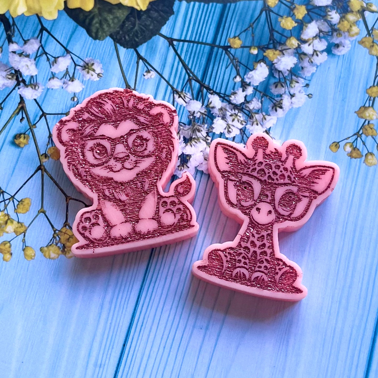 Hot Orange Danish ~ Lion/Giraffe 2 Pack Wax Melt