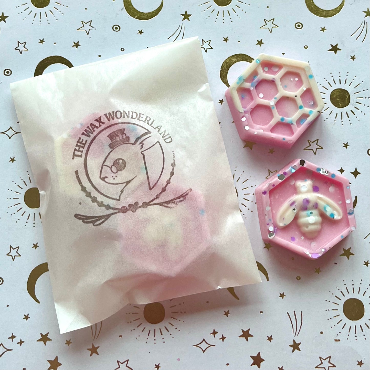 Honeysuckle & Elderflower ~ 2 Pack Honeycomb Wax Melts