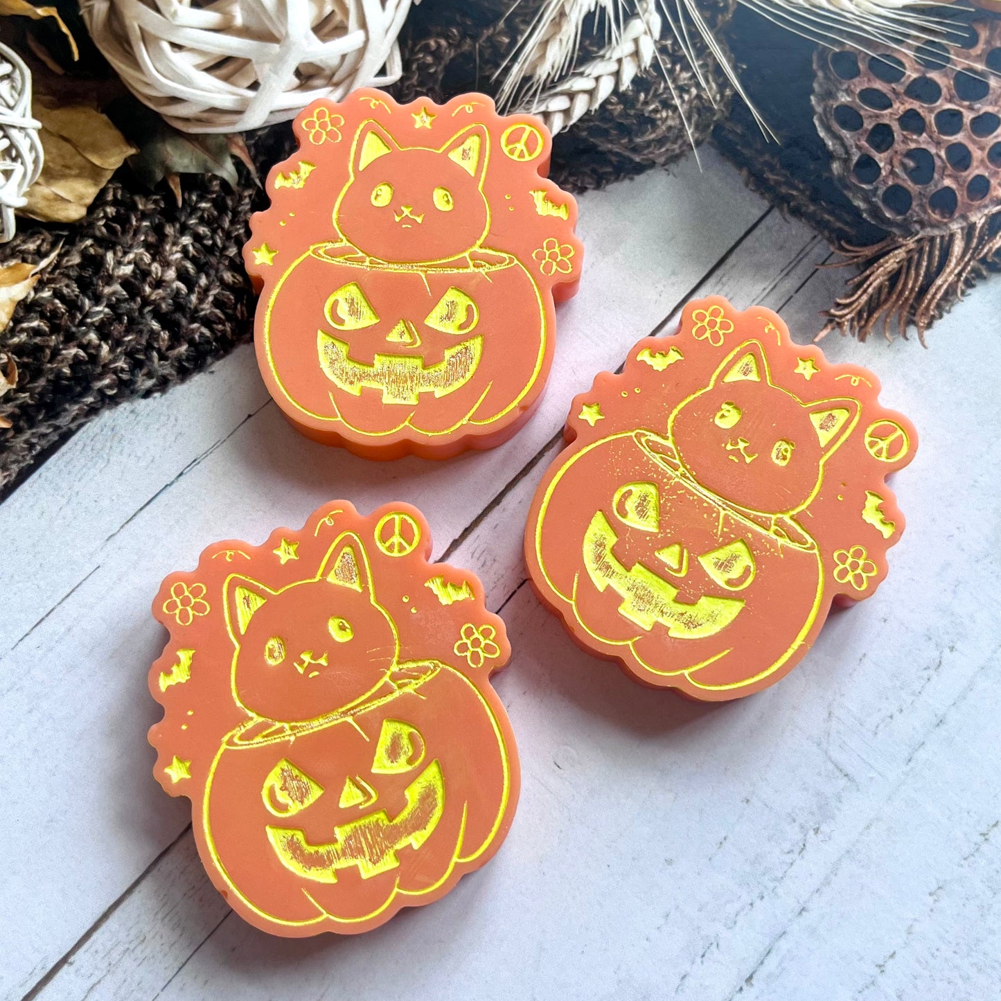 Caramel Pumpkin Swirl ~ Pumpkin Cat Wax Melt