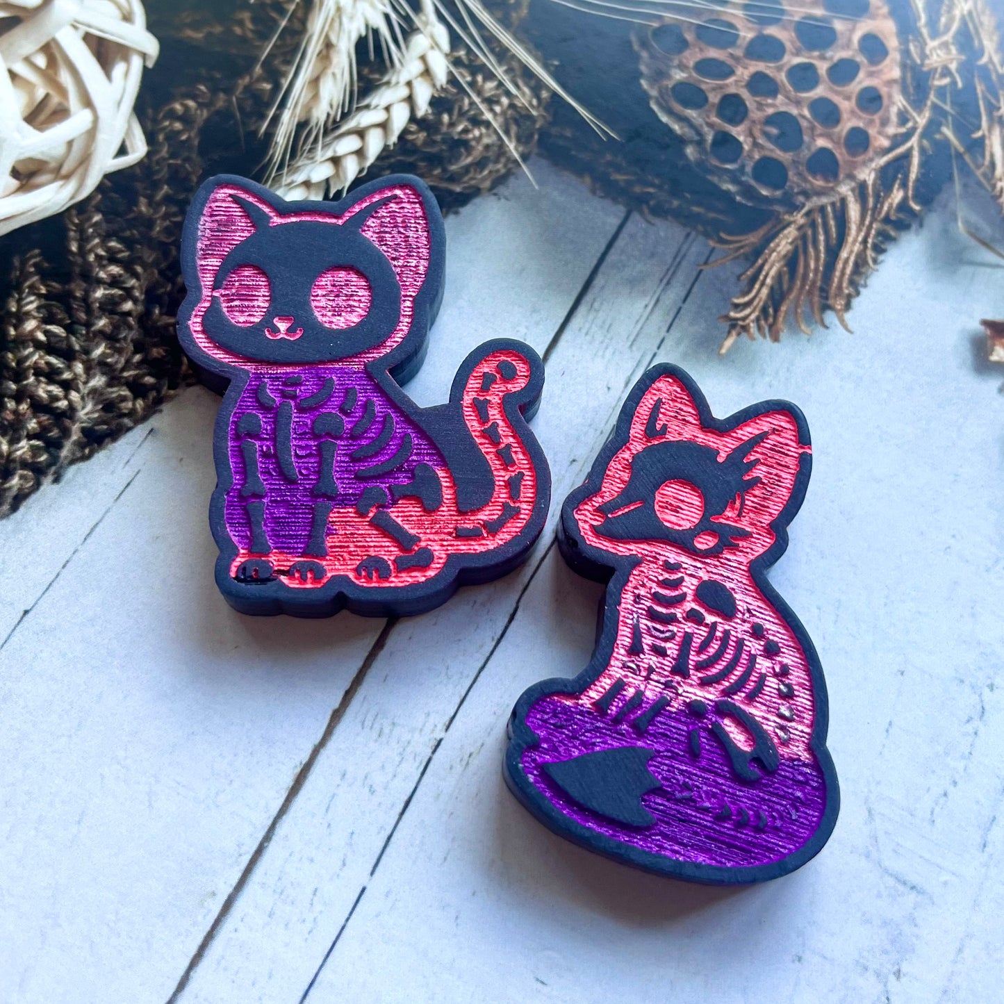 Grey Sweat Pants! ~ House Blend Skelecat & Skelefox Duo Wax Melts