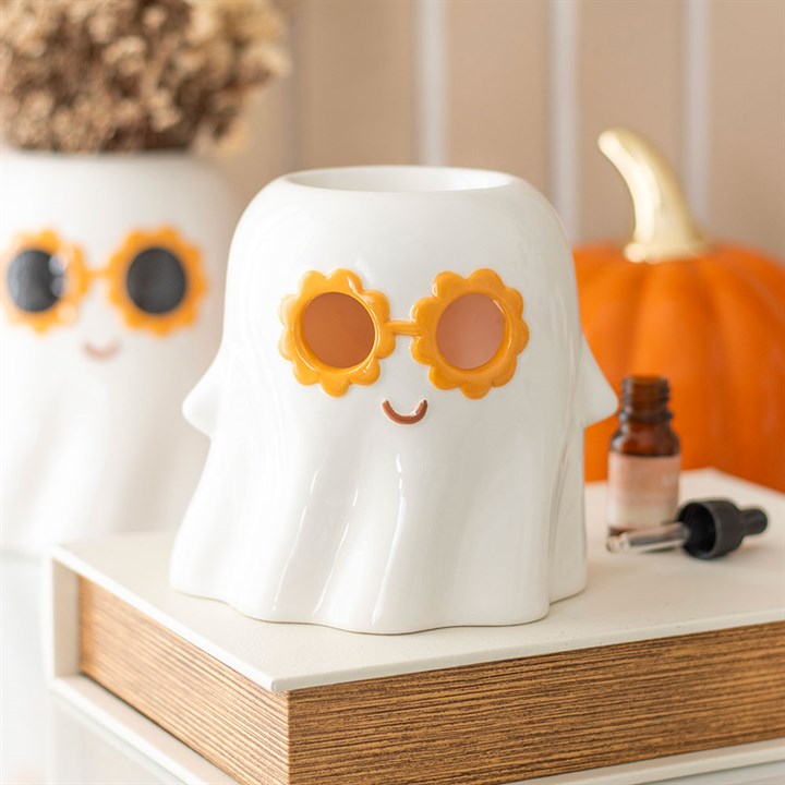Groovy Ghost Shaped Oil and Wax Warmer