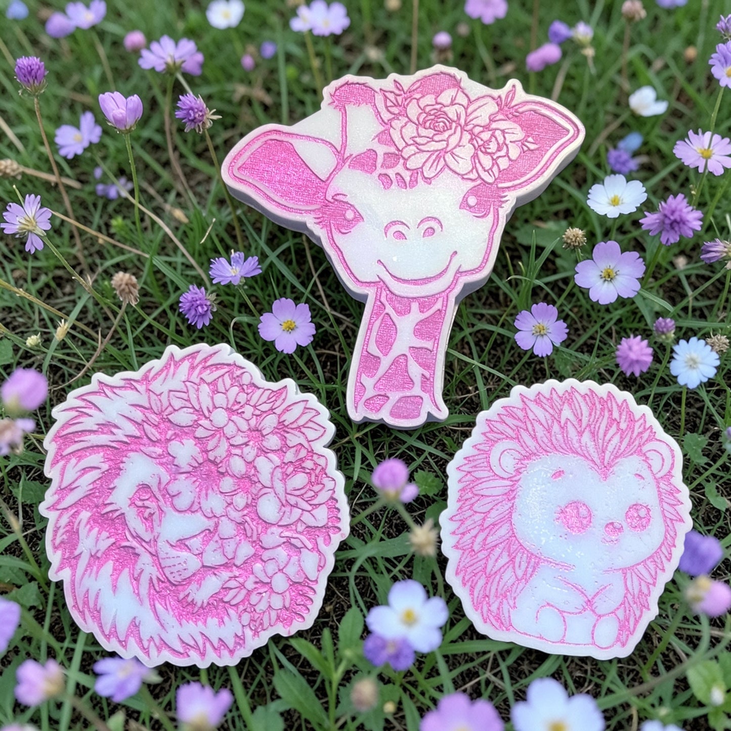 Cashmere Clouds ~ Hedgehog/Flower Lion/Flower Giraffe Wax Melt