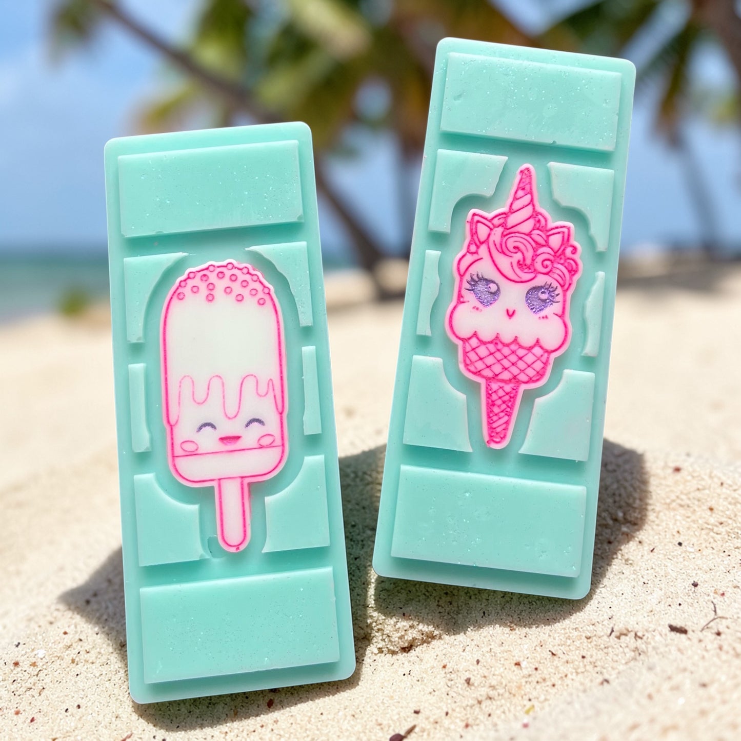 Brazilian Beach (Sol De Janeiro) ~ Popsicle/Unicorn Wax Melt Snap Bar