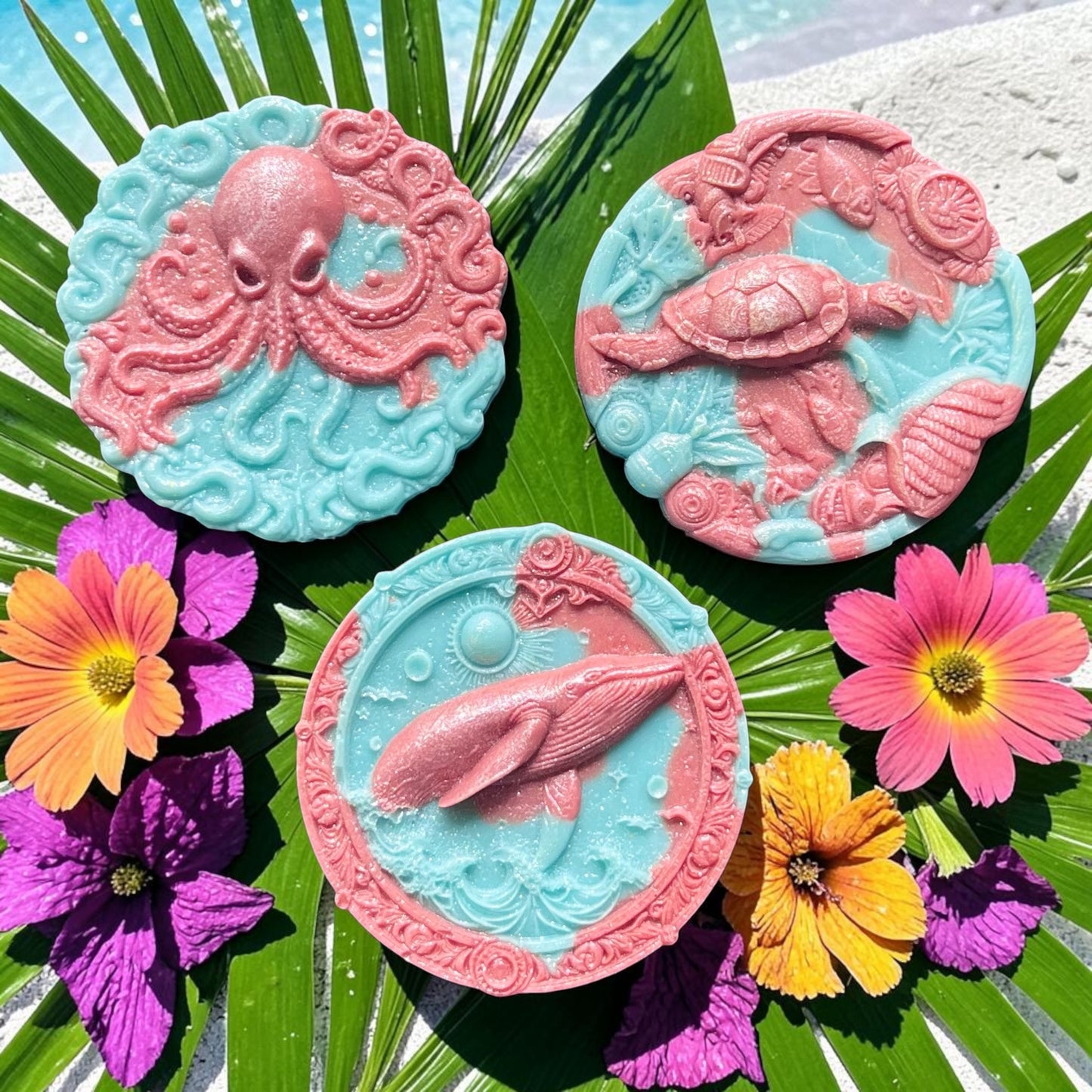 Bora Bora ~ Turtle, Whale, Octopus Shaped Wax Melts