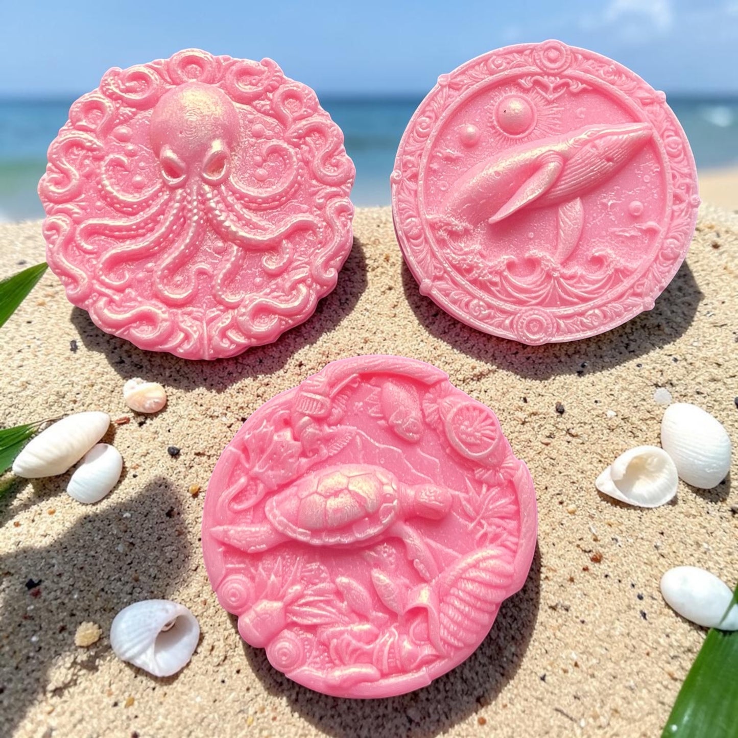 Imp Vanilla & Strawberry ~ Turtle, Whale, Octopus Shaped Wax Melts