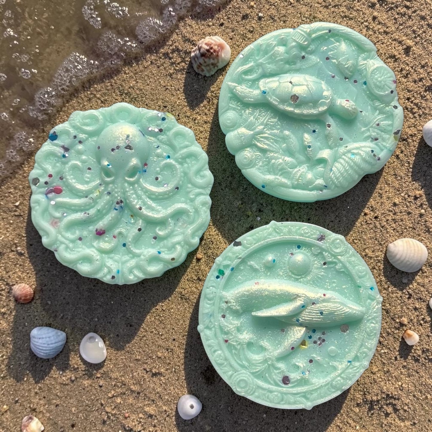 Brazilian 39 Coco Cabana (SDJ) ~ Turtle, Whale, Octopus Shaped Wax Melts