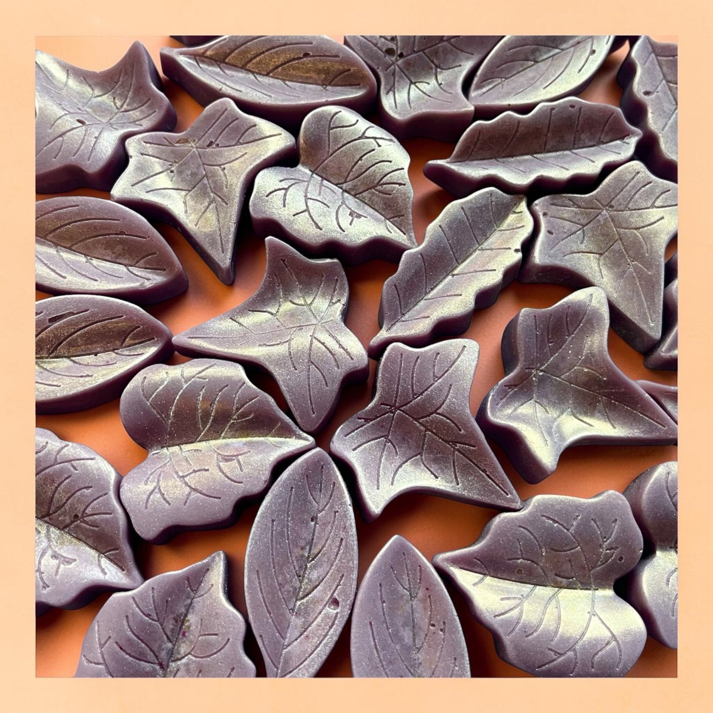 Sticky Marshmallow & Chocolate ~ Pack of 4 leaf Shaped Wax Melt