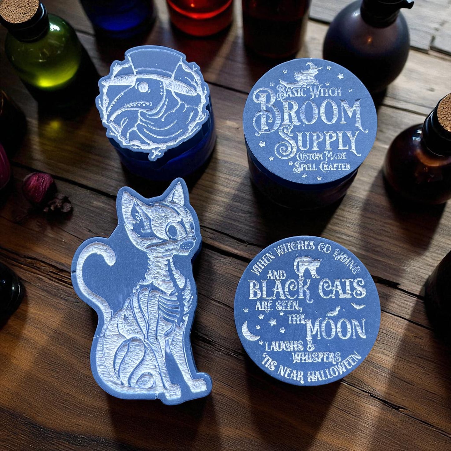 Magic Spells ~ Plague Doctor, Skelecat, Broom Supply, Black Cats Wax Melt