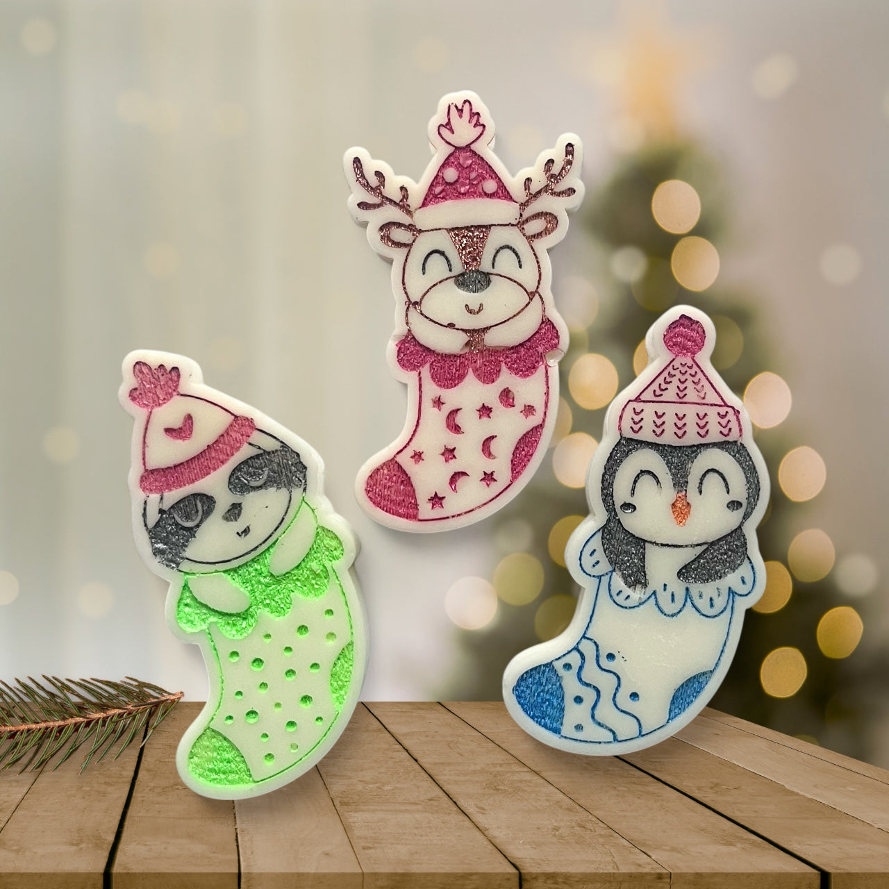 Ripened Fig & Apple (Yankee) ~ Pack of 3 Animal Stocking Wax Melt