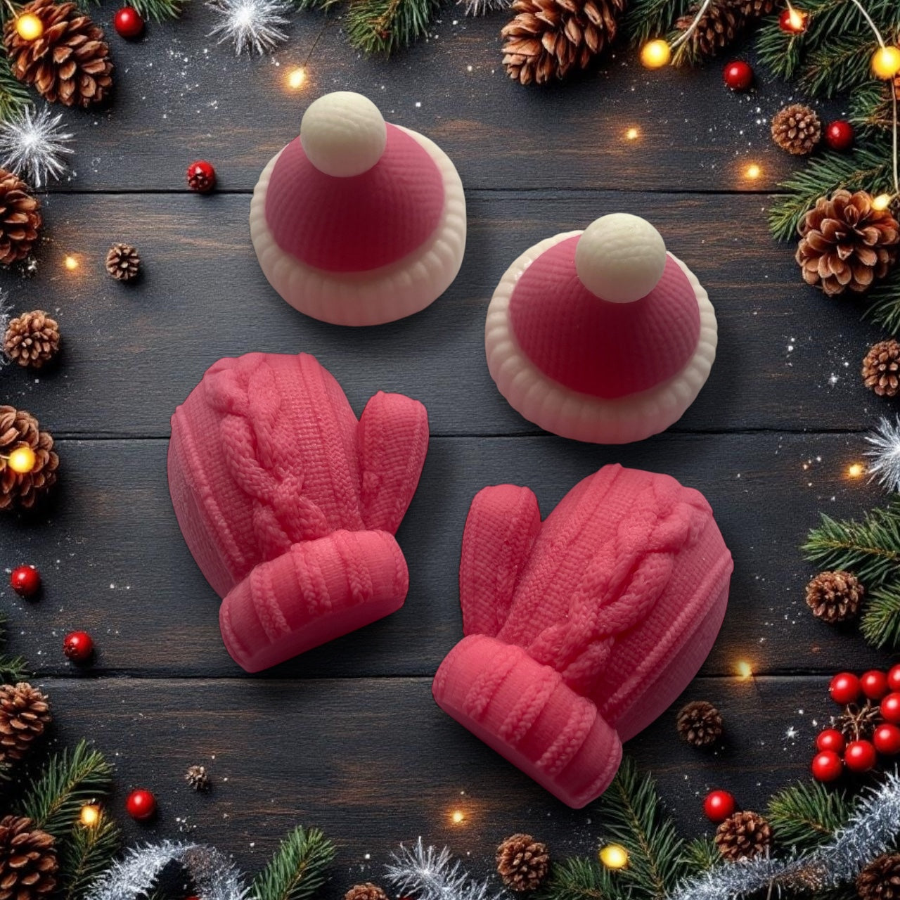 Christmas Cranberry ~ Hat/Mitten Wax Melt