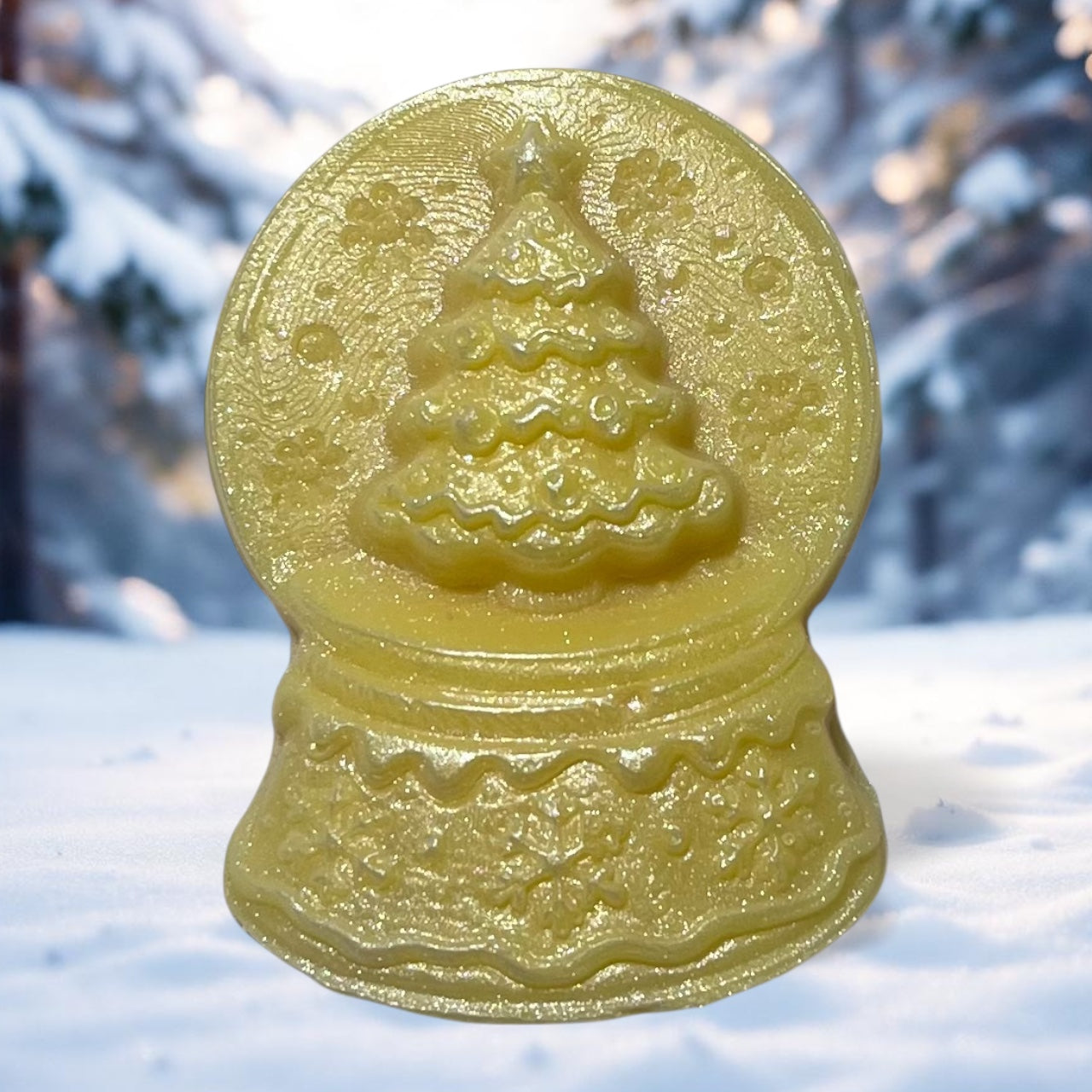 Golden Berries & Frankincense ~ Snowglobe Wax Melt