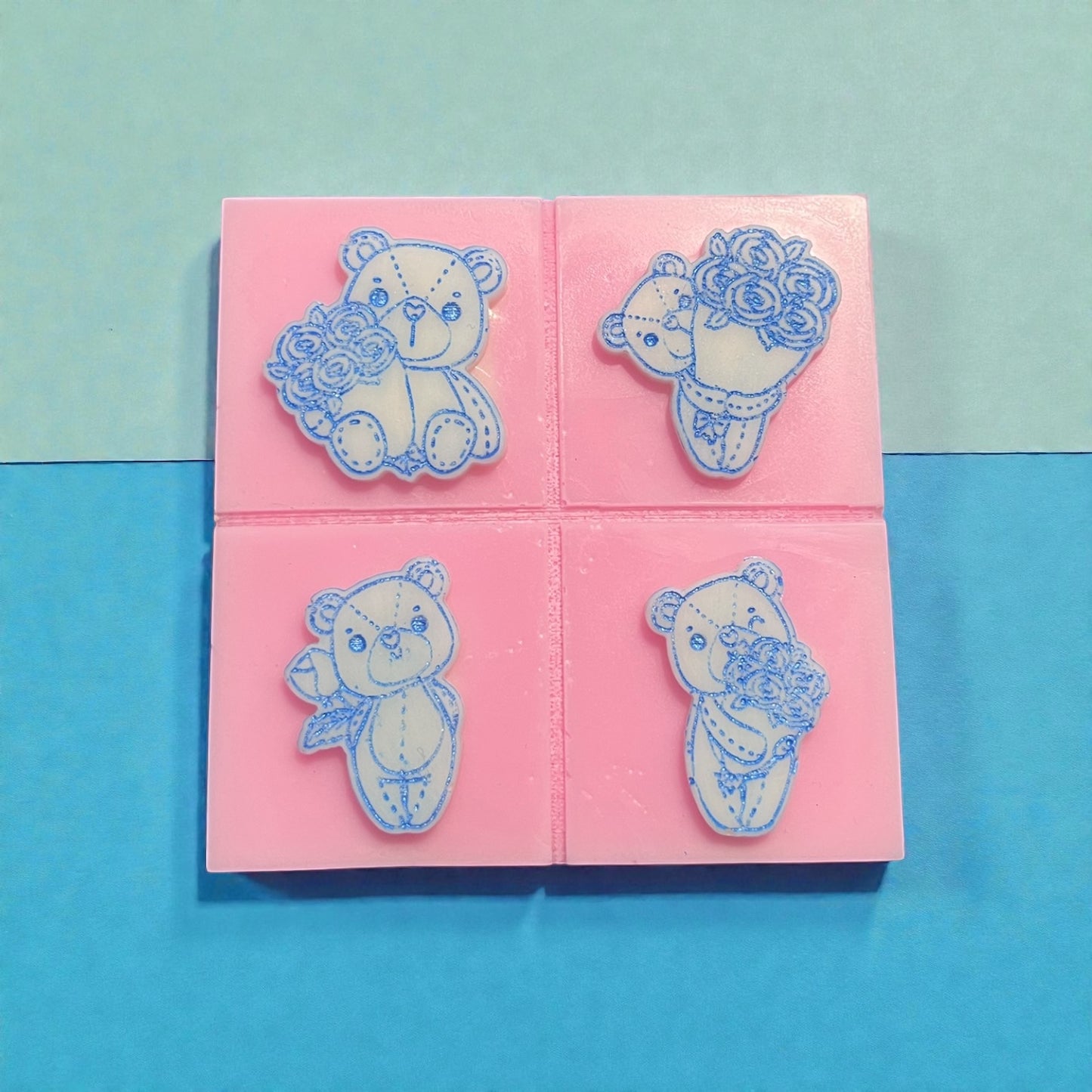 Rox Relaxed Feeling (Radox) ~ Teddy Bear Wax Melt Snap Slab