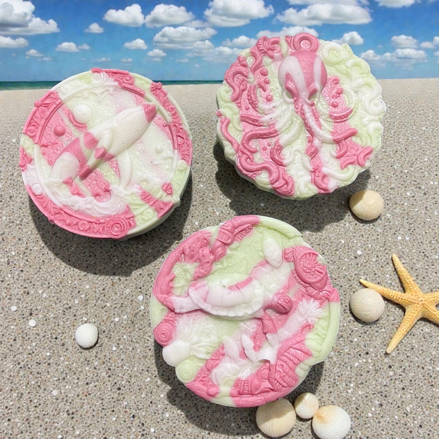 Pistachio Gelato (K*yali Perfume) ~ Turtle, Whale, Octopus Shaped Wax Melts