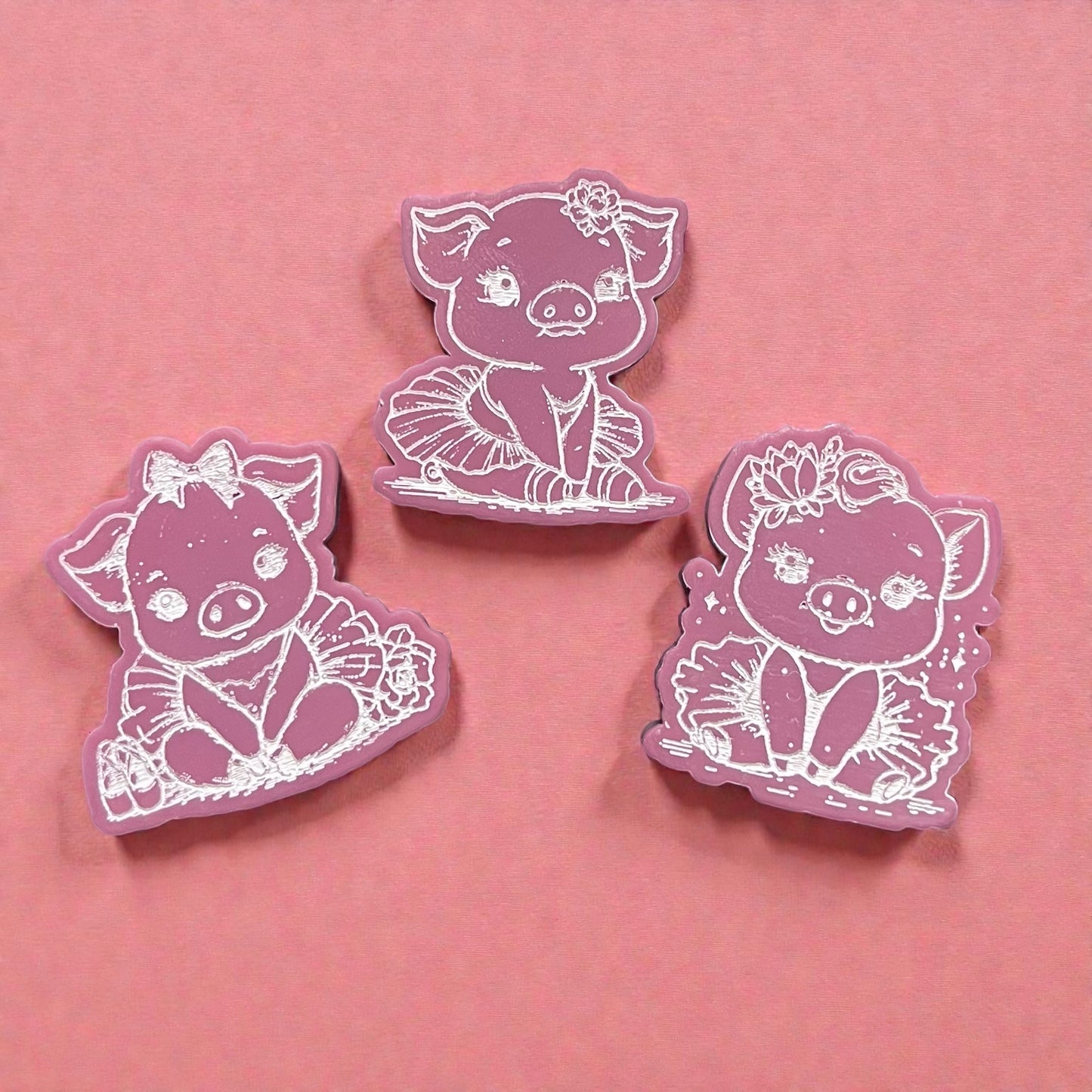 Ari (Perfume) ~ Ballerina Pigs Pack of 3 Wax Melts