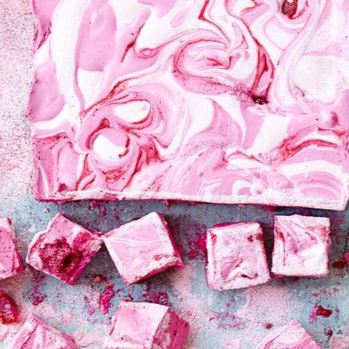 Marshmallow & Fresh Raspberry Wax Melt Snap Bar