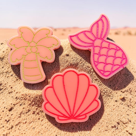 Tutti Frutti Ice Cream ~ Beach/Mermaid Wax Melt Shapes Pack