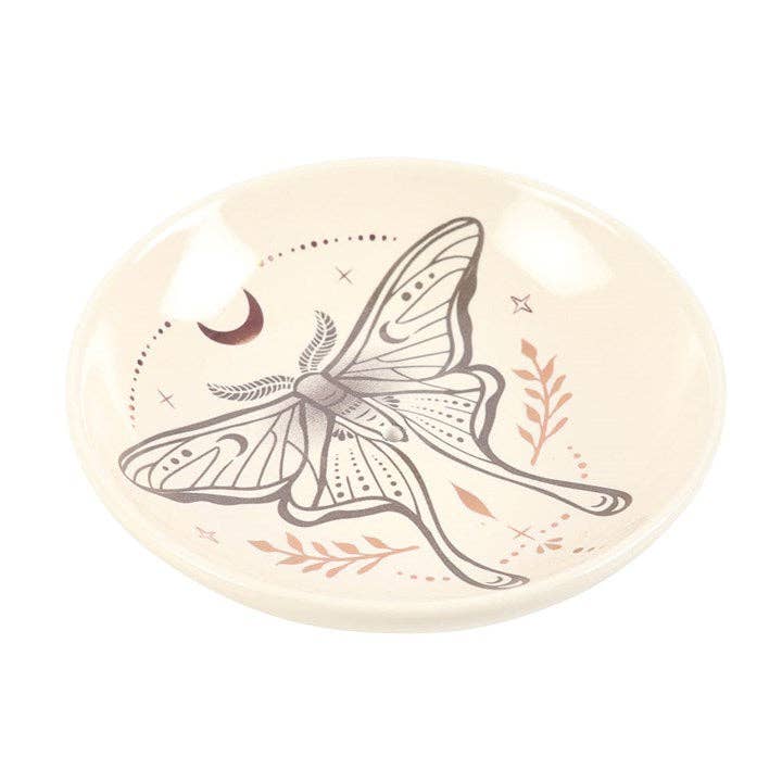 Luna Moth Ceramic Incense Plate