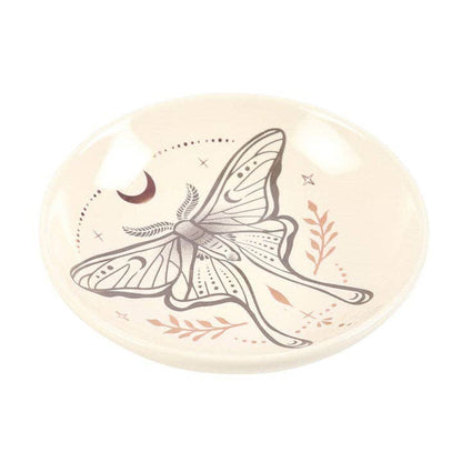 Luna Moth Ceramic Incense Plate