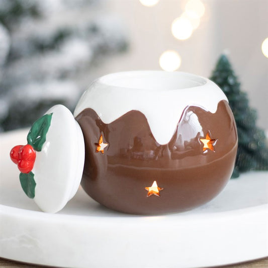 Christmas Pudding Oil & Wax Burner