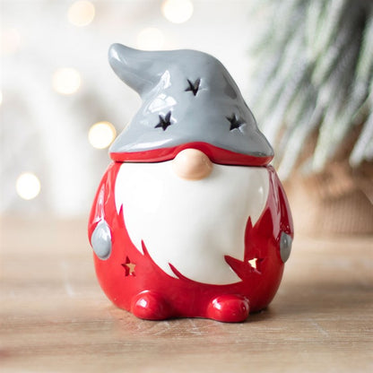 Red and Grey Gonk Oil & Wax Burner