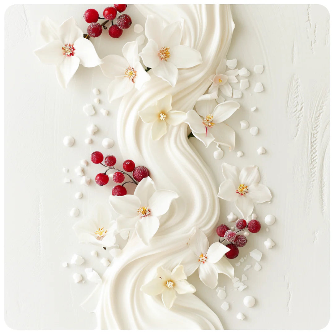 Winter Blossoms & Vanilla Cream ~ Tree Shaped Wax Melt