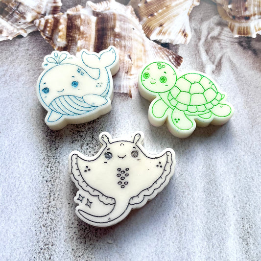 Jelly & Ice Cream ~ Whale, Turtle, Stingray Wax Melts