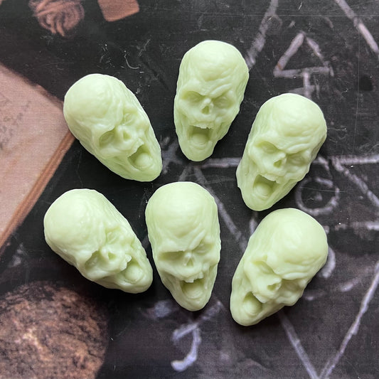 Melted Witch 3 Pack Zombie Head Wax Melts