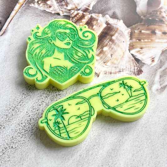 Lemon & Thyme ~ Mermaid/Sunglasses Wax Melt