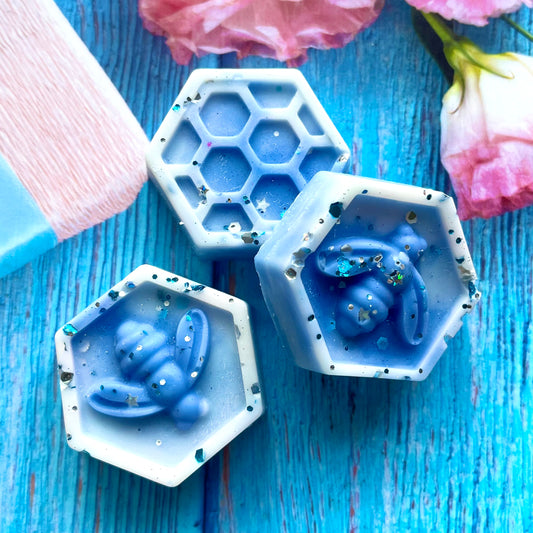 Comfy Blue (Blue Skies) ~ 2 Pack Honeycomb Wax Melts