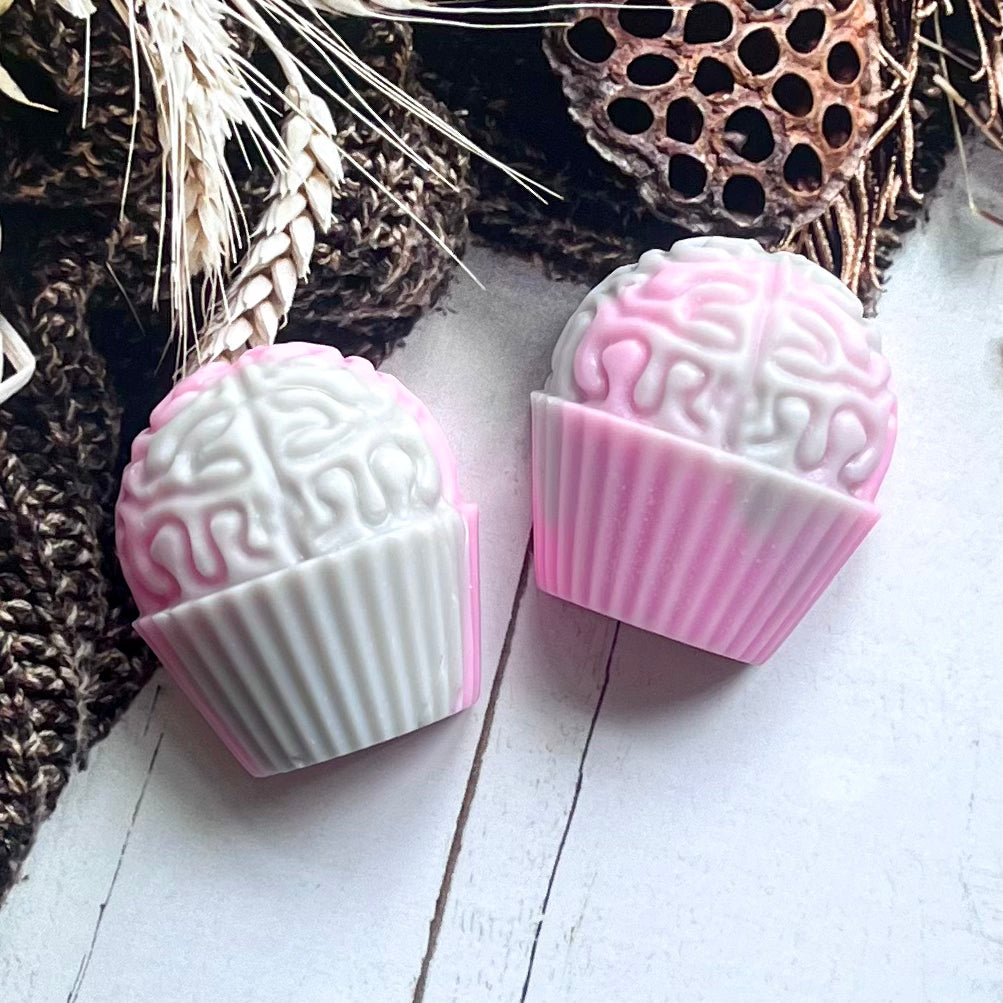 Bubblegum Martini (Bubble Pop! Blend) ~ "Bleeding" Brain Cupcake Wax Melt