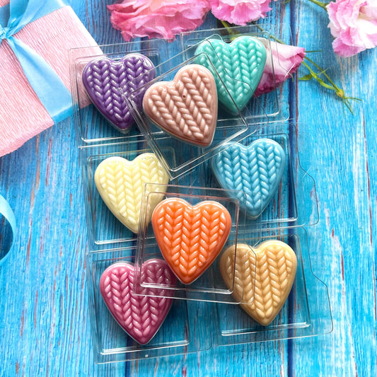 Dubai Collection Knitted Heart Sample Wax Melt ~ Various Scents