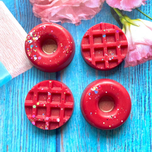 Cherry Drops ~ Pack of 4 Donut Shaped Wax Melts