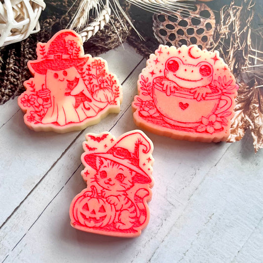 Witch Way To The Candy ~ Frog, Cat, Ghost Wax Melt