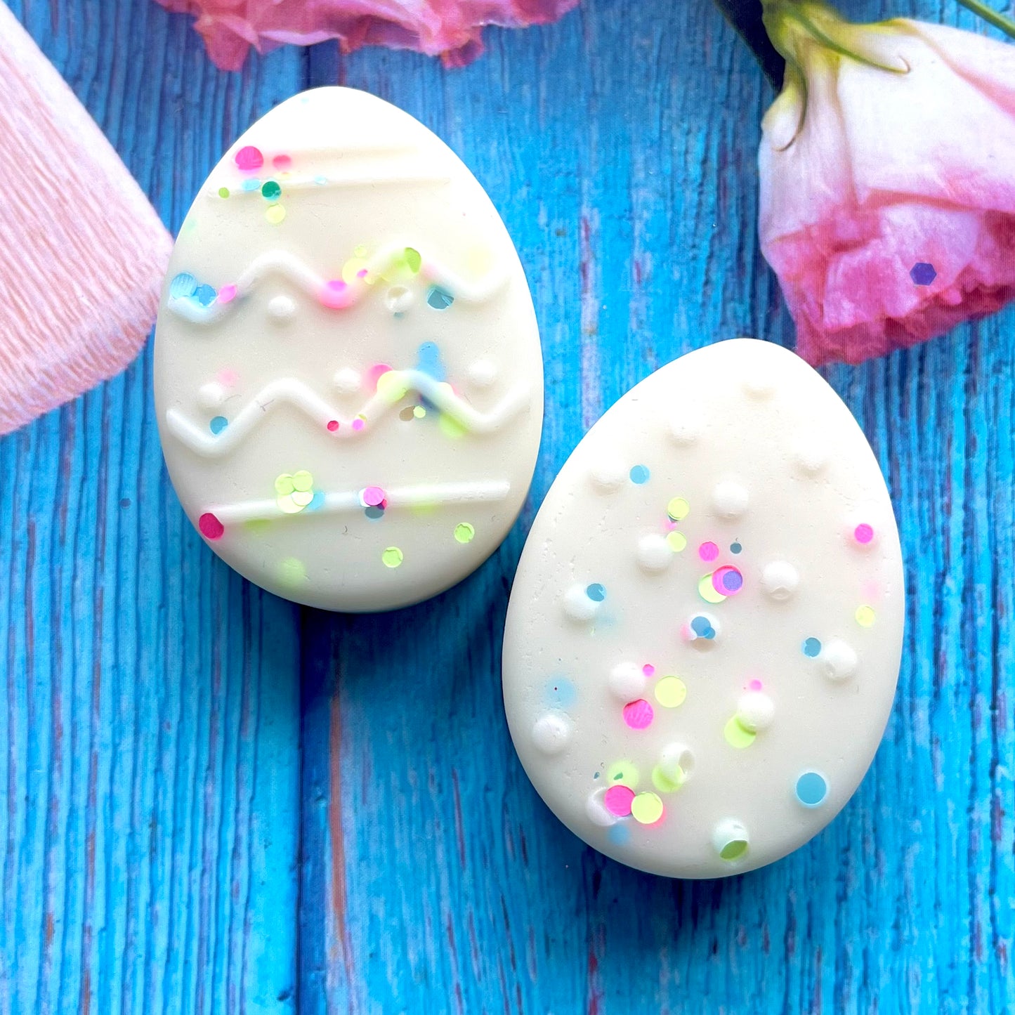 White Chocolate ~ 2 Pack Egg Shaped Wax Melts