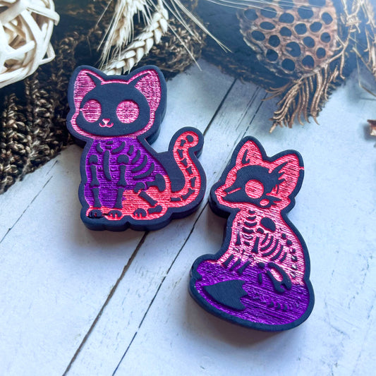 Grey Sweat Pants! ~ House Blend Skelecat & Skelefox Duo Wax Melts