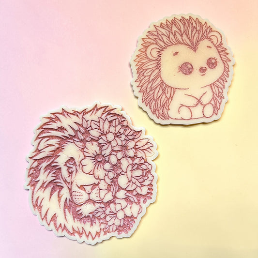 Odour Eliminator Soft Amber & Cotton Blossom ~ Hedgehog/Flower Lion Wax Melt