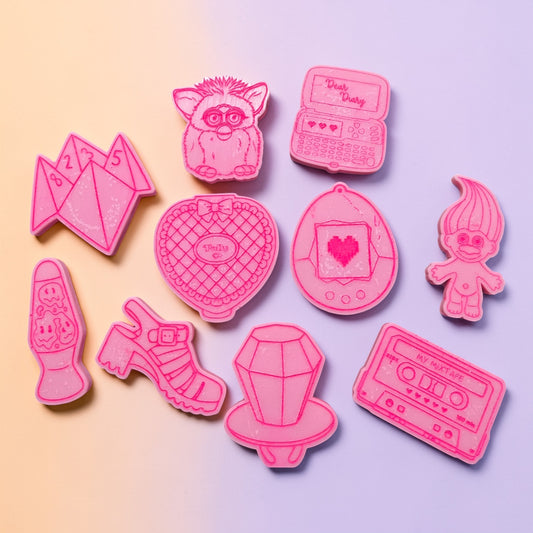 Pink Custard & Chocolate Crunch ~ 90's Themed Wax Melt