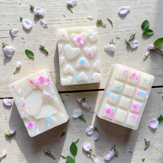 White Chocolate ~ Pack of 3 Mini Chunk Wax Melts