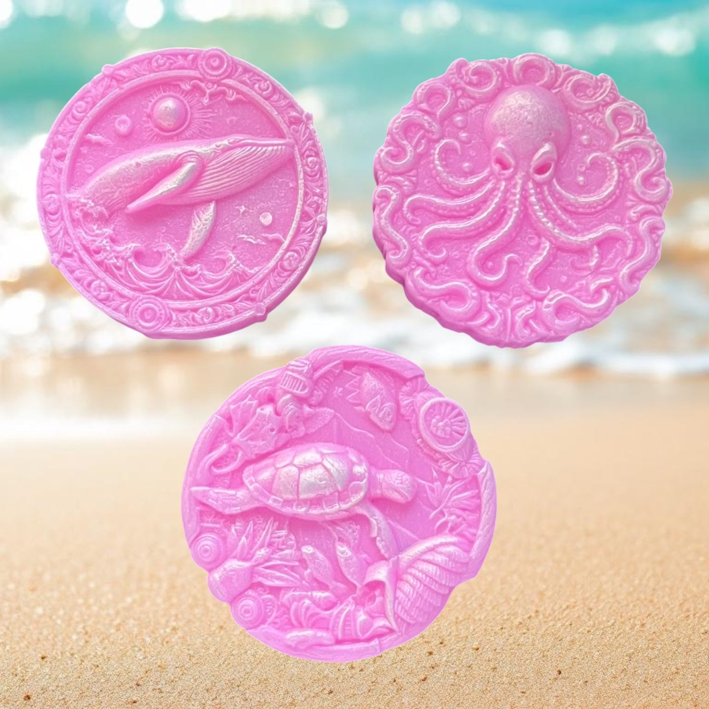 Funky Flamingo ~ Turtle, Whale, Octopus Shaped Wax Melts