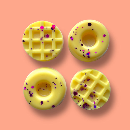Banana Berry Smoothie ~ Pack of 4 Donut Shaped Wax Melts