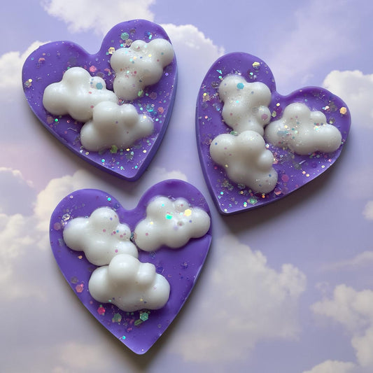 Purple Rain ~ Cloud Heart Slab Wax Melt