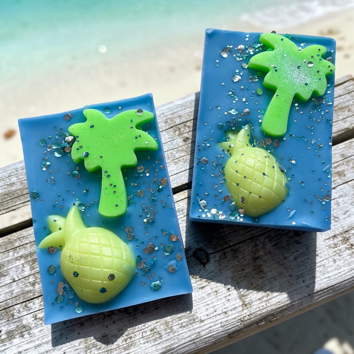 Hotel Tropicana ~ Palm Tree/Pineapple Slab Wax Melt