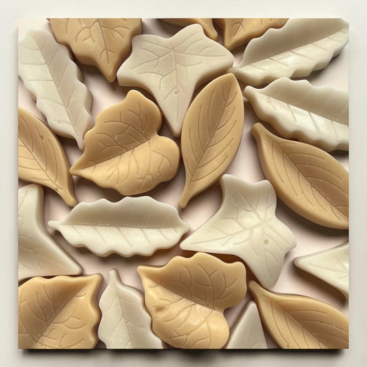 Coffee Shop Vanilla Cookies ~ Pack of 4 Leaf Shaped Wax Melt