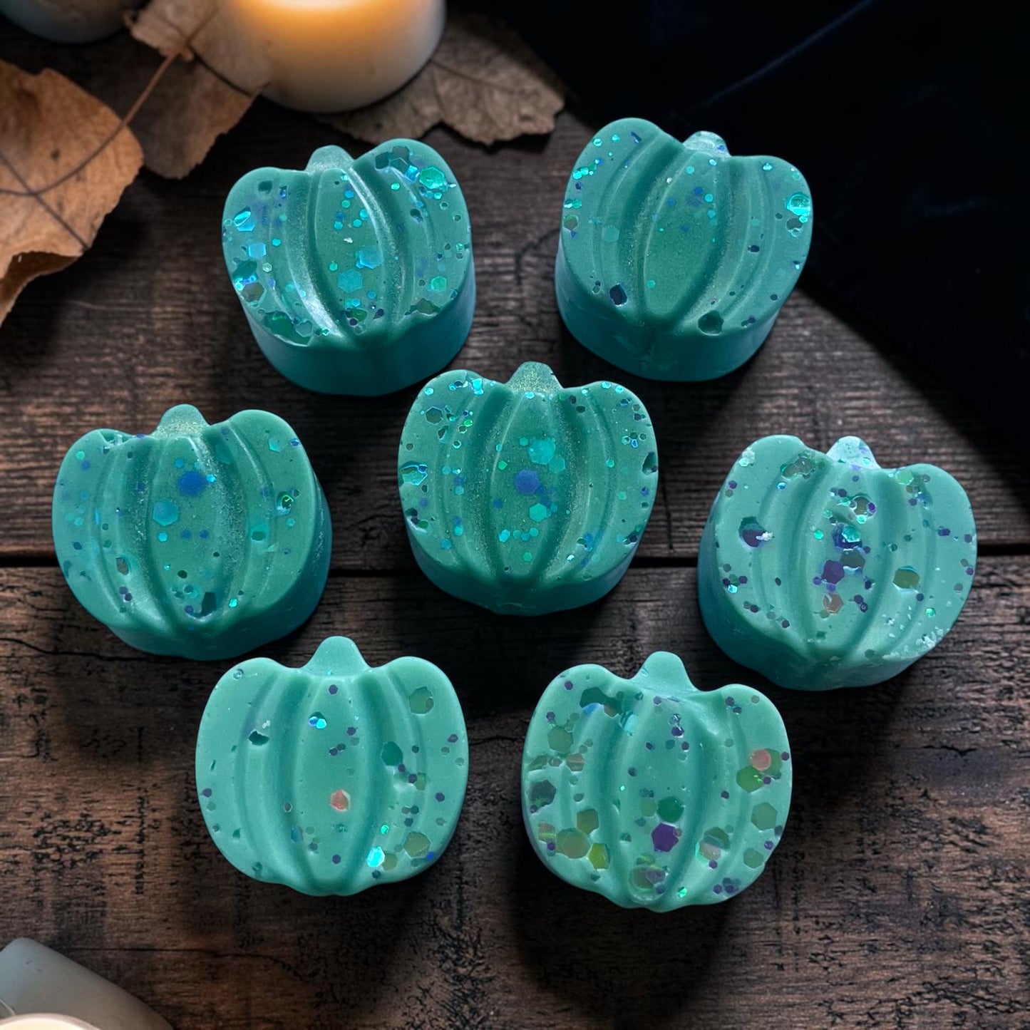 Hot Baked Apple Pie ~ 3 x Pumpkin Shaped Wax Melts