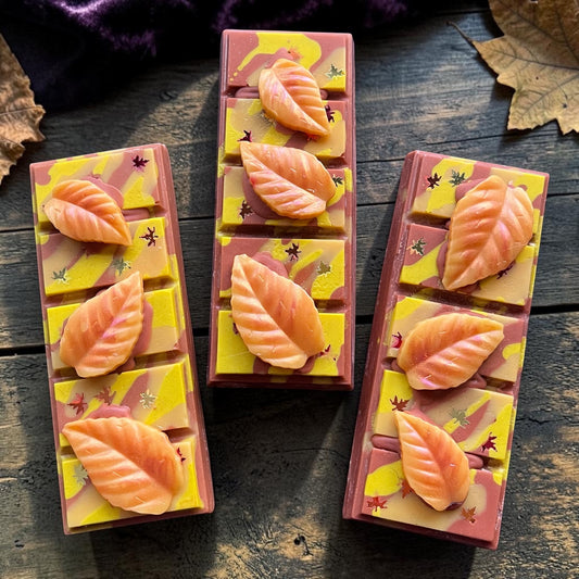 Autumn Leaves ~ Leaf Wax Melt Snap Bar