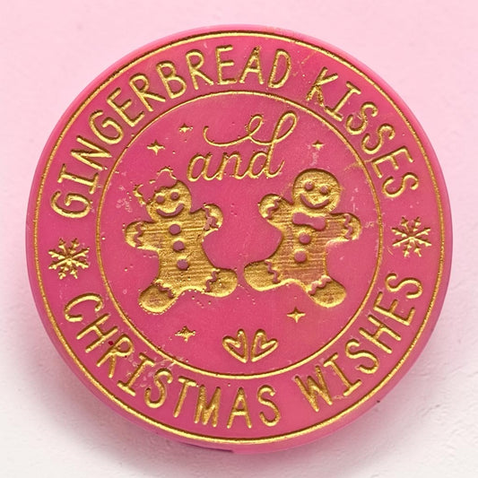 Snowflake Cookie & Winter Cherry Jam ~ Gingerbread Slab Wax Melt