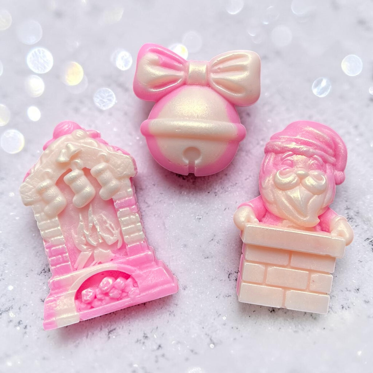 Marshmallow Fireside (BBW) ~ Santa, Fireplace, Bell Wax Melt